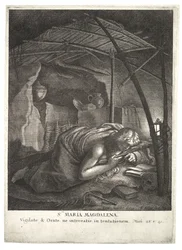 The Penitent Magdalen (after Sadeler, State 2)